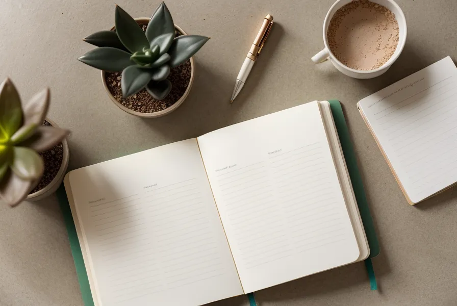 Carnet de notes avec une liste manuscrite et un stylo, outil simple pour travailler son éloquence de débutant