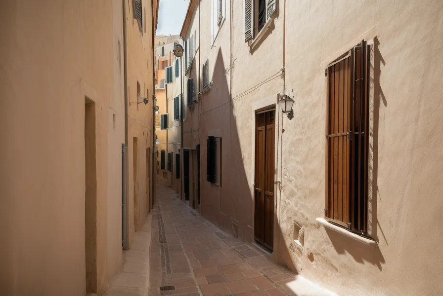 Vue d'une rue de Nice à travers une fenêtre ouverte, symbole de la présence orale et de l'espace qu'on occupe sans forcer la voix