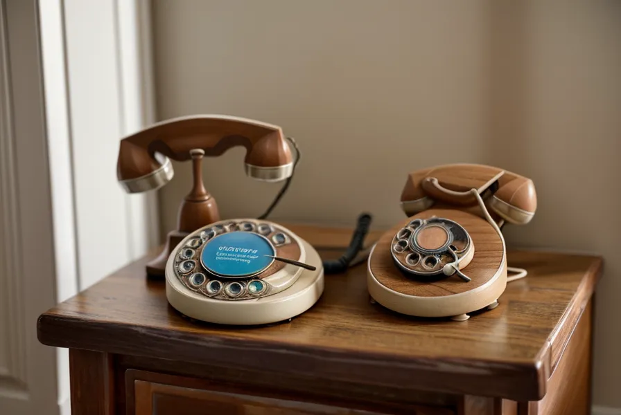 Main hésitant à décrocher un combiné de bureau, symbole de la phobie du téléphone